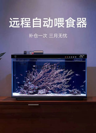 CL  fish tank small living room filter ecological full set of landscaping desktop aquarium