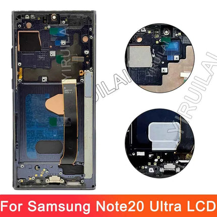 AMOLED Per Samsung Nota 20 Ultra N986B N985 N985F Display Per SAMSUNG Note20 Ultra SM-N986F LCD Touch Screen Digitizer Assembly