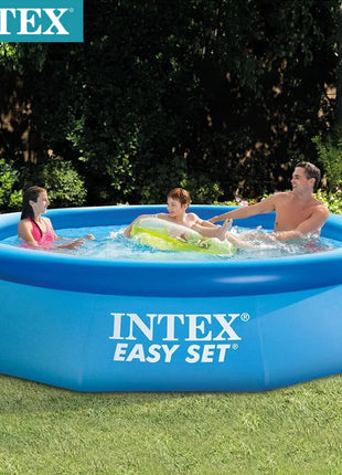 Piscina Gonfiabile Intex 28120 305x76cm per Famiglie e Bambini, Laghetto per Pesci, Divertimento Estivo all'Aperto