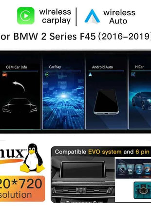 15.8 "Linux Wireless Carplay Car Radio for BMW X1 F48 2016 2017 2018 NBT EVO Multimedia NBT HD AutoRadio Screen Navigation Carplay Head Unit Audio Stereo Wifi