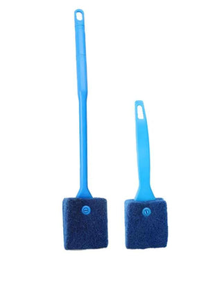 Aquarium Cleaning Brushes for Glass Acrylic Fish Tank Algae Clean Double Sided Algae Scraper Sponge Aquarium Cleaning Tools