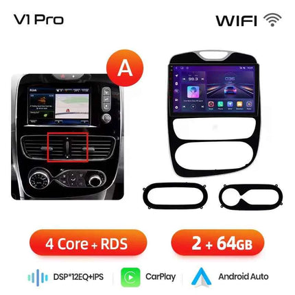 Junsun CarPlay Android Auto Car Radio for Renault Clio 4 ZOE 2012-2017  GPS Intelligent Systems Stereo Multimedia Autoradio