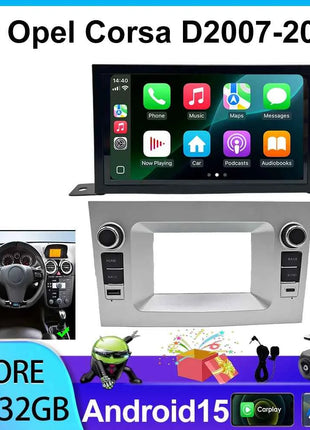 Android Car Radio Stereo for Opel Corsa D 2007-2012 with CarPlay AndroidAuto IPS Multimedia Player Navigation BT5.0 WiFi