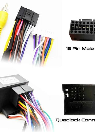 Cablaggio Quadlock Decodificatore CAN Bus Spina a 16 pin per adattatore cavo Android per auto Quad Lock per Chery Tiggo 7 8 5 4 3 2 Arrizo 5