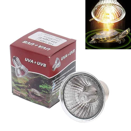 NEW! 25/50/75W UVA+UVB 3.0 Reptile Lamp Bulb Turtle Basking UV Light Bulbs Heating Lamp Temperature Controller