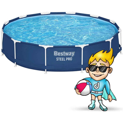 Piscina con supporto da giardino 366x76 cm Bestway 56706