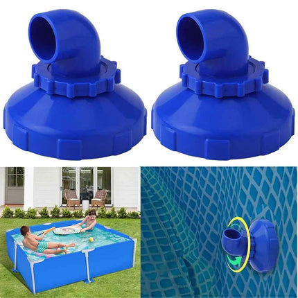 2 Pezzi Ugello di Ritorno per Piscina Girevole a 360 Gradi, Ricambio per Ugelli di Scarico Piscina Intex Bestway, Accessori