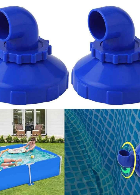 2 Pezzi Ugello di Ritorno per Piscina Girevole a 360 Gradi, Ricambio per Ugelli di Scarico Piscina Intex Bestway, Accessori