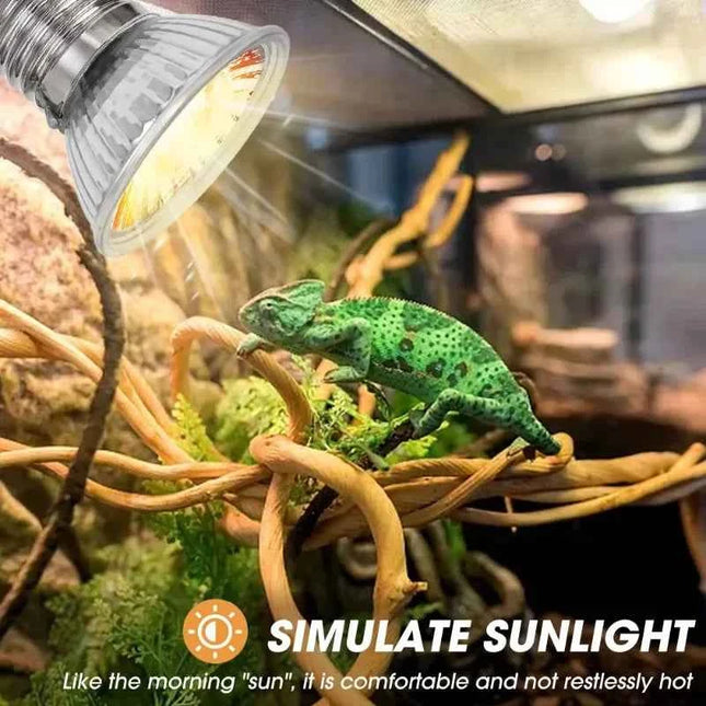 25/50/75W UVA UVB Reptile Lamp Bulb Turtle Basking UV Light Bulbs Heating Light Pet Heat Lamp Amphibians Full Sunlamp