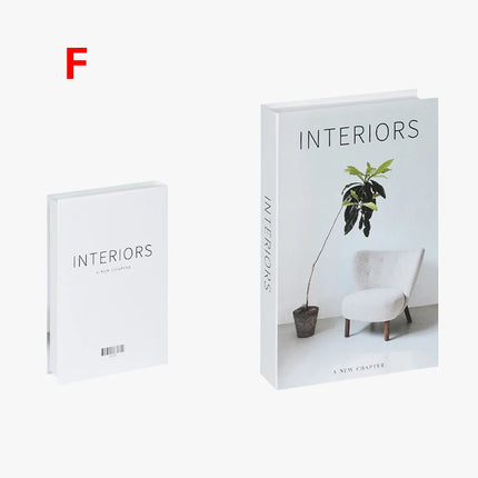 Nuovi libri finti di lusso per la decorazione Libro di simulazione creativa di moda Ornamento da tavolo Libri da tavolino Decorazioni per la casa