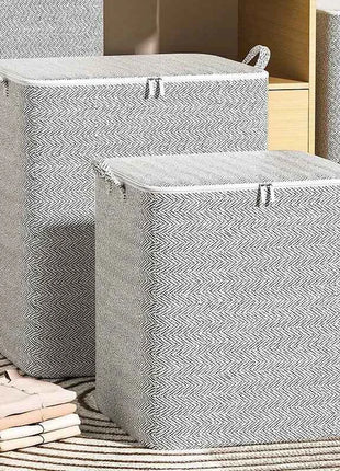 1pc Household Large Capacity Storage Bag Non-woven Material, Closet Wardrobe Organizer Can Be Used For Quilt Clothing, Toys