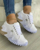 Sneakers Donna Estate Canvas Suola Alta - Scarpe Casual Comode