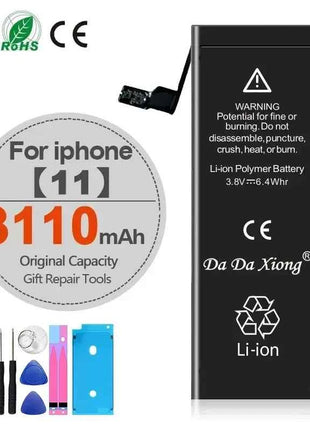 High Capacity Battery For iPhone 4 4S 5 5S 5C SE 2020 6 6S 7 8 SE2 Plus X XR XS 11 Pro Max Mobile Phone Pack New 0 Cycle Seal