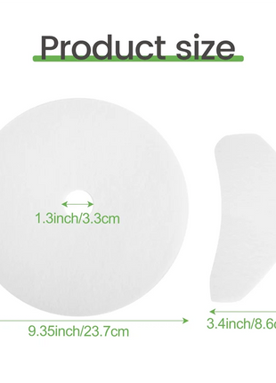 30 Pieces Clothes Dryer Exhaust Filter,Universal Portable Dryer Lint Filter Replacement For Panda/Magic Chef/Sonya/Avant