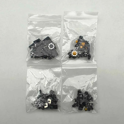 125 Pz/lotto 25 Tipi Touch Switch Micro Pulsante Kit Assortito 2*4 3*6 4*4 6*6 12*12mm per TV Giocattoli Casa Usee Uso FAI DA TE