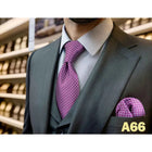 Set Cravatta e Fazzoletto Uomo Colorato 160cm - Accessori Matrimonio