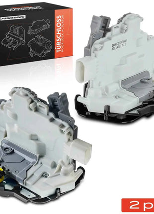 Frankberg 2x Serratura Porta Destra Sinistra per Audi A3 8P A4 8E A6 A8 Seat Exeo 4F1837016A 4F1837015 8E1837015AA 4F1837015