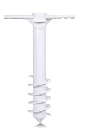 1 pz ancoraggio da spiaggia in plastica con cinque spirali ombrellone da spiaggia inserito parasole esterno cortile terrazza ombrellone da festa base fissa