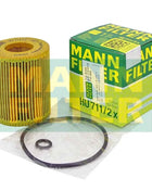 Filtro Olio MANNFILTER HU711/2X L321-14302 per FORD Mondeo 1.8 2.0 2.3 S-Max Galaxy, MAZDA 3(BK) 2.3, MAZDA 5 2.0, MAZDA 6, CX-7