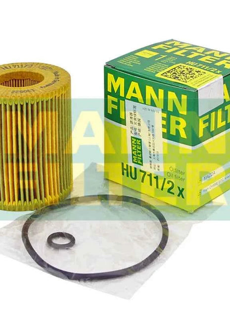 Filtro Olio MANNFILTER HU711/2X L321-14302 per FORD Mondeo 1.8 2.0 2.3 S-Max Galaxy, MAZDA 3(BK) 2.3, MAZDA 5 2.0, MAZDA 6, CX-7