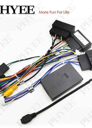 Adattatore per cablaggio radio con decodificatore CAN Bus Cavo connettore da 16 pin a 24 pin per Ford Focus F150 Explorer Fiesta con SYNC