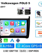 Android 15 For Volkswagen VW POLO 5 Sedan 2008 - 2023 Car Radio Navigation Multimedia Player Carplay Auto Stereo DSP WIFI+4G GPS