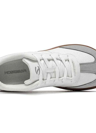 HOBIBEAR Wide Toe Shoes Mens Womens Minimalist Fabric Sneaker Lace Up Casual Walking Shoes