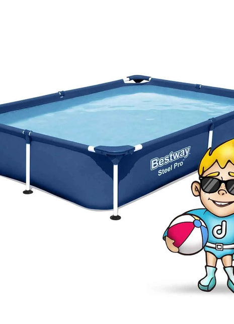 Piscina rettangolare con supporto 221x150x43 cm Bestway 56401N
