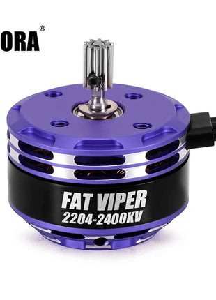 INJORA Brushless Fat Viper 2204 Outrunner Motor & Transmission for 1/18 RC Crawler TRX4M