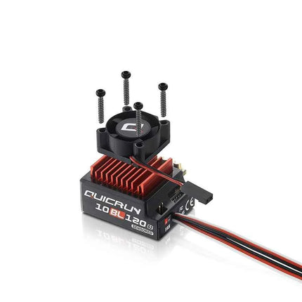 HOT HOBBYWING QuicRun 3650SD G2 Induction Brushless Motor And QUICRUN 10BL120-SENSORED G2 For 1/10 RC Car