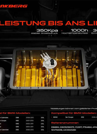 Pompa Carburante Frankberg 1x per BMW Serie 1 Cabrio E88, Serie 1 Coupé E82, Serie 3 E90, Serie 3 Cabrio E93, Serie 3 Coupé E92 2004-2013 E8688M