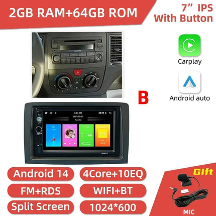 Car Radio For Fiat Idea Lancia Musa 2003-2008 2 Din Android Multimedia Stereo Player Head Unit Autoradio GPS Navigation Carplay