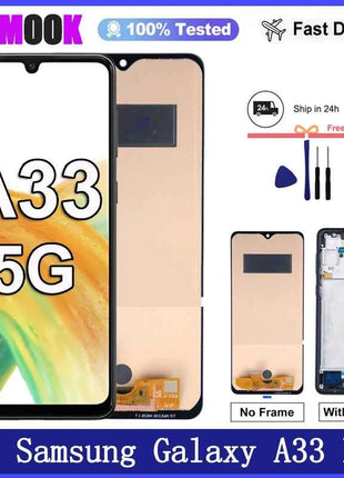 Display AMOLED per Samsung Galaxy A33 5G Display LCD Touch Screen Digitizer Assembly per Samsung A336 Display di ricambio