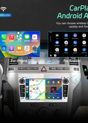 Podofo CarPlay Android Radio For Opel Astra Antara Corsa Zafira Combo Car Intelligent System 2din GPS Stereo Dashboard Car Radio