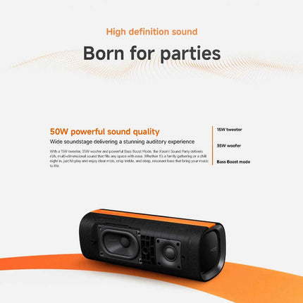 Xiaomi Sound Party Wireless Bluetooth Speaker - Portable Smart Home Audio System with Powerful Bass And Long Battery Life