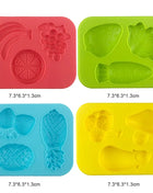 Play-Doh Molds for Kids Food Plastic Fruit Vegetable Dumpling Noodle Mold Knife Fork Bowl Plate Clay Accessories Toys