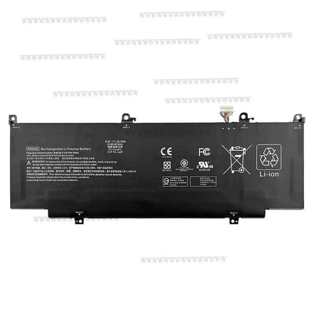HD New Laptop Battery 15.4V 60.76Wh RR04XL for HP Specter x360 13-AW 13-aw0003nf Series L60373-005 HSTNN-OB1M