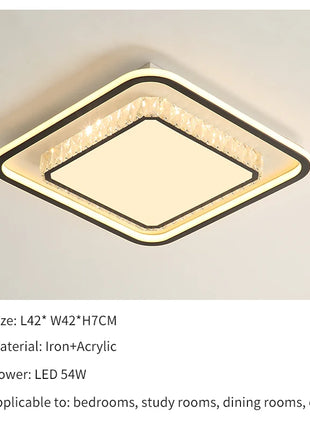 Lampadario Moderno di Lusso per Soggiorno, Illuminazione LED per Camera da Letto dei Bambini e Sala da Pranzo, Decorazione Domestica