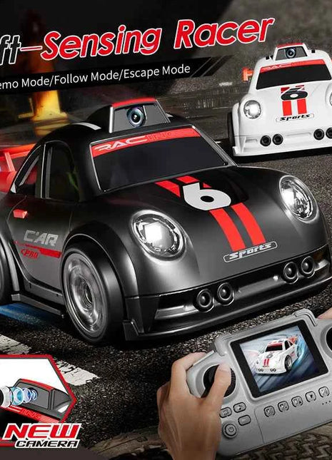2026 New C6 RC Drift Car with Dual Mode Lights Sound Camera Screen Control Car Smart Induction Following Children's Toys Gift