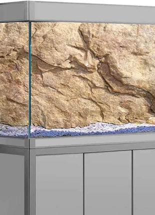 3D Aquarium Background Sticker,  Rock Texture Painting Wallpaper Fish Tank Backdrop Decorations PVC