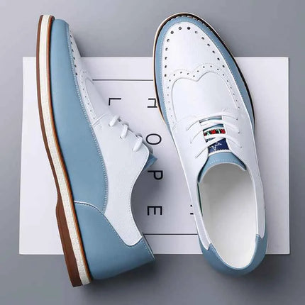 Scarpe Oxford da Uomo Primavera-Estate, Taglie Grandi 39-50, Comode Scarpe Casual in Pelle, Sneakers Traspiranti Versatili, Calzature Formali