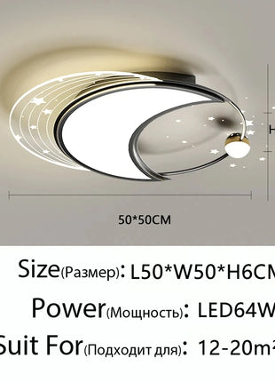 Lampada da soffitto moderna e semplice a LED Decorazioni per la casa Camera da letto Studio Apparecchio da pranzo creativo Luci del soggiorno Lampadario per la camera dei bambini