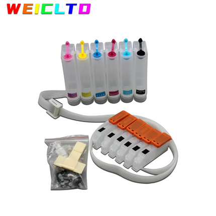 T2431-T2436 T2771-2776 Ciss System with Auto Reset Chip for Epson XP-55 XP-750 XP-760 XP-850 XP-860 XP-950 XP-960 XP-970 Printer
