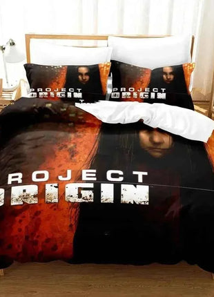 3D Print F.E.A.R. 2 Project Origin Bedding Set Duvet Cover Bed Set Quilt Cover Pillowcase Comforter king Queen Size Boys Adult