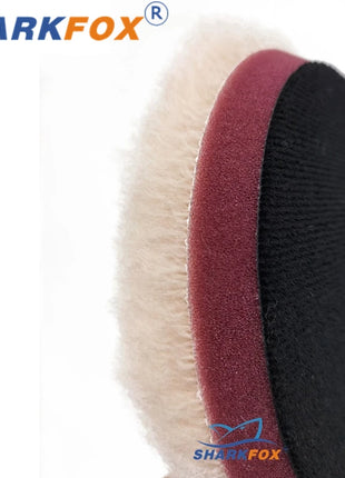 Sharkfox 5/6 Inch (125mm/150mm)Mix Color Wool Polishing Pad High Density Lamb Woollen Car body Polish Wheel Buffing Pad
