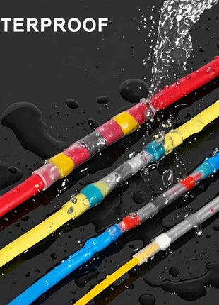 Waterproof Solder Seal Heat Shrink Tube Sleeves Electrical Wire Connector Butt Splice Terminals Heat Shrinkage Cable Connectors