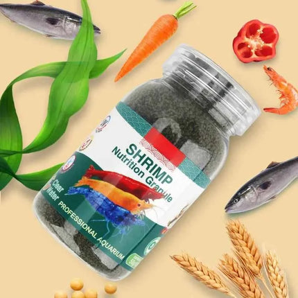 100ML 50g Enhanced Color Nutrition Ornamental Shrimp Special Food Crayfish Feed Crystal Black Shell Shrimp Crayfish Crab Food