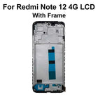 6.67'' AMOLED For Xiaomi Redmi Note 12 Pro 4G LCD Display Touch Screen With Frame Digitizer Assembly 2209116AG 2209116AG Screen