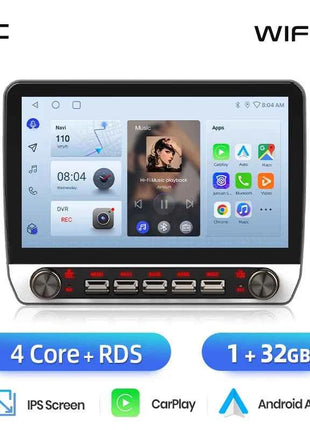 Junsun 10.1" WirelessCarplay AndroidAuto Car Radio for Fiat Ducato Jumper2 2011-2022 radio with button Bluetooth GPS Navi 4G DSP