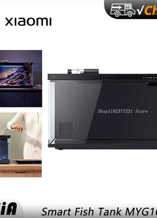 Xiaomi Smart Fish Tank 20L Work With Mijia APP Mobile controlled remote feeding Smart Lighting System Light Aquarium
